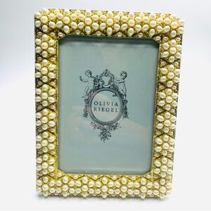 Olivia Riegel Pearl 4" x 6" Photo Size Jeweled Frame “Harper”